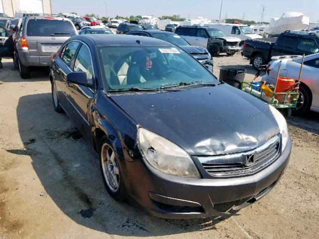 1G8ZS57N68F252435 - 2008 SATURN AURA XE BLACK photo 1