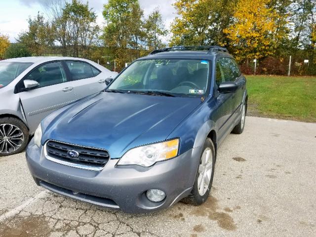 4S4BP61C167359000 - 2006 SUBARU LEGACY OUT BLUE photo 2