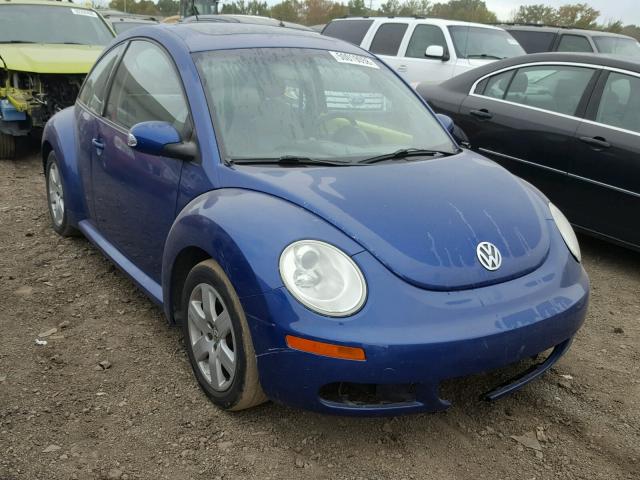 3VWRW31C77M519342 - 2007 VOLKSWAGEN NEW BEETLE BLUE photo 1