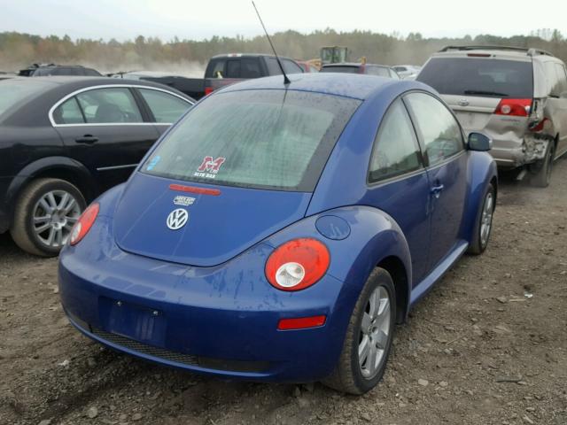 3VWRW31C77M519342 - 2007 VOLKSWAGEN NEW BEETLE BLUE photo 4