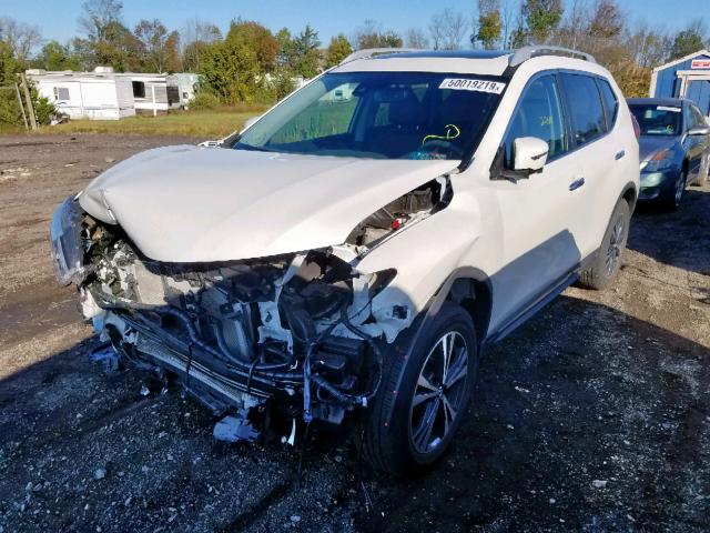 5N1AT2MV6HC741756 - 2017 NISSAN ROGUE SV WHITE photo 2