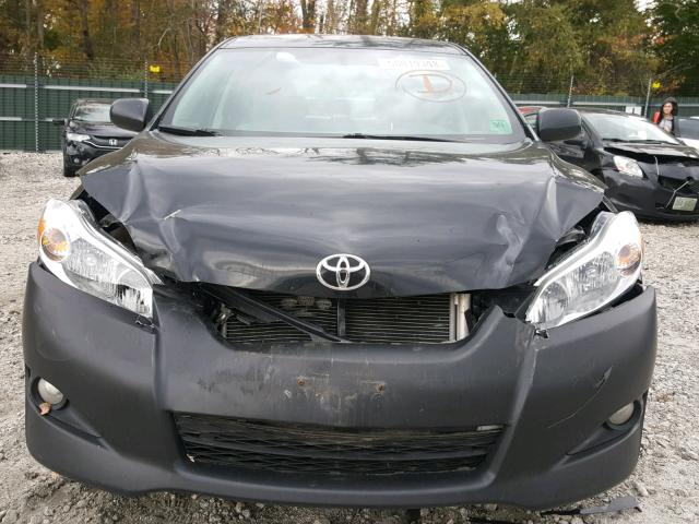 2T1LE4EE6AC016558 - 2010 TOYOTA COROLLA MA BLACK photo 9