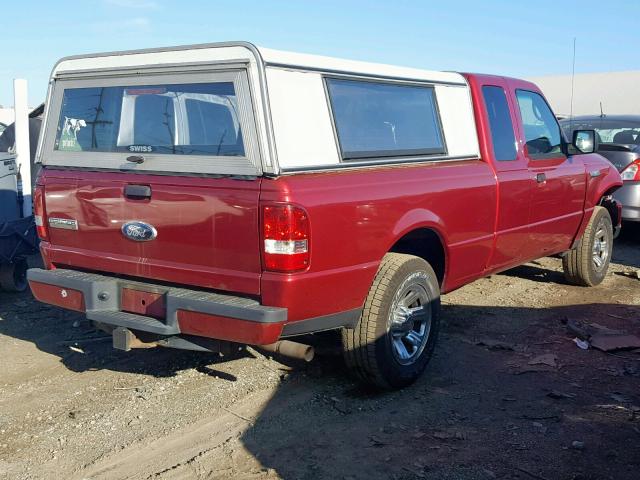 1FTZR44U28PA05611 - 2008 FORD RANGER SUP RED photo 4