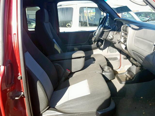 1FTZR44U28PA05611 - 2008 FORD RANGER SUP RED photo 5