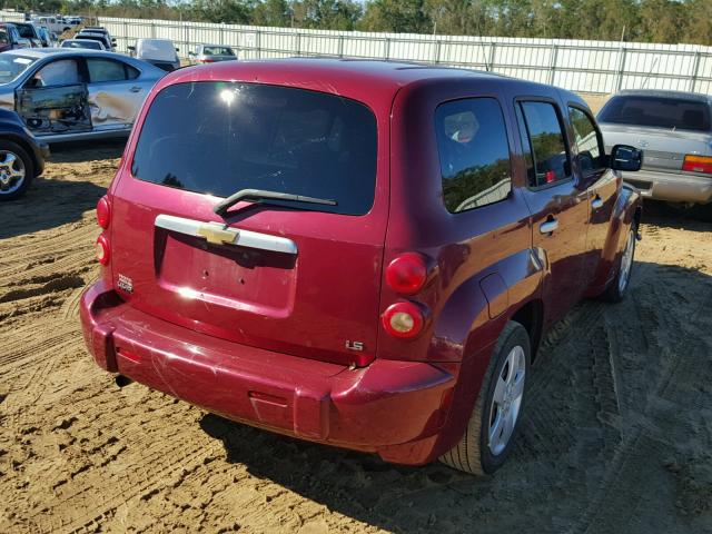 3GNDA13D17S630977 - 2007 CHEVROLET HHR LS Granate foto 4