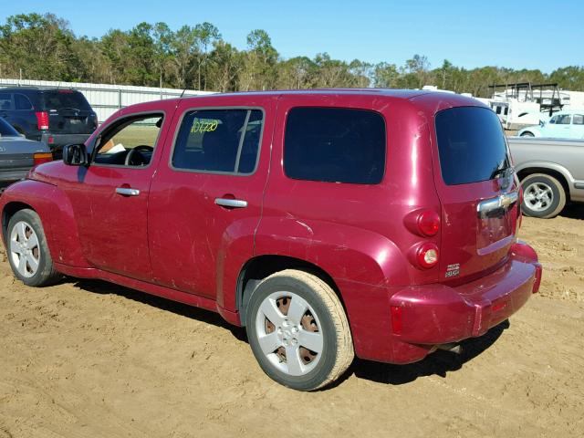 3GNDA13D17S630977 - 2007 CHEVROLET HHR LS Granate foto 9