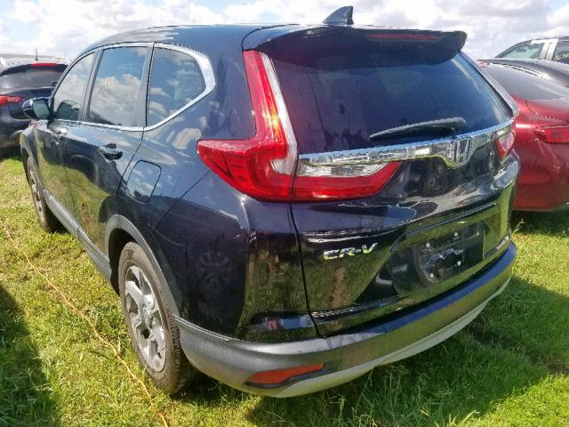 7FARW1H80HE028341 - 2017 HONDA CR-V EXL BLACK photo 3