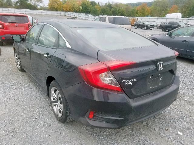 19XFC2F50HE224372 - 2017 HONDA CIVIC LX BLACK photo 3