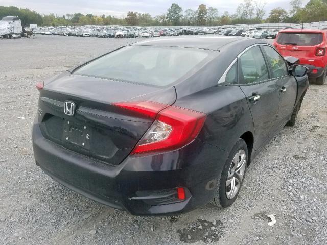 19XFC2F50HE224372 - 2017 HONDA CIVIC LX BLACK photo 4