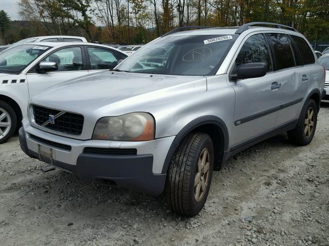 YV1CZ59H641059461 - 2004 VOLVO XC90 SILVER photo 2