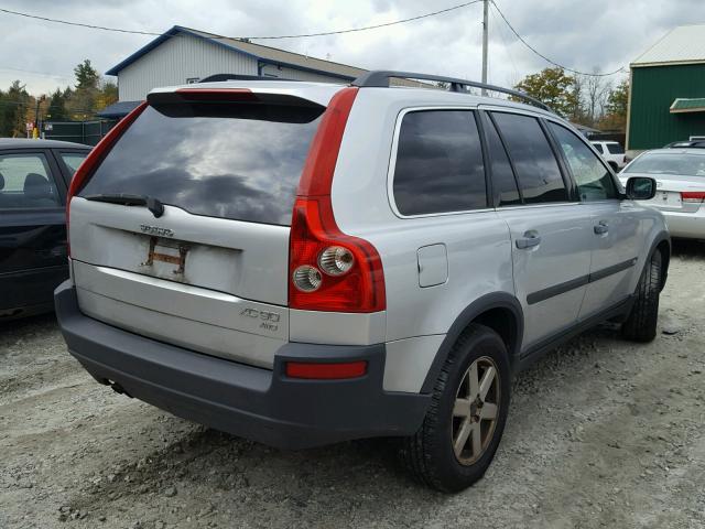 YV1CZ59H641059461 - 2004 VOLVO XC90 SILVER photo 4