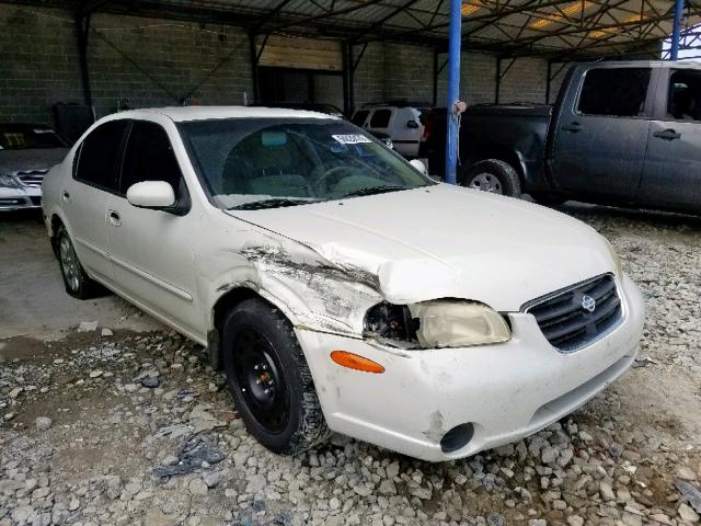 JN1CA31D0YT750590 - 2000 NISSAN MAXIMA GLE WHITE photo 1