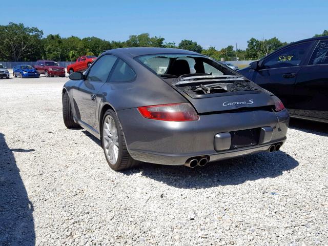 WP0AB29988S730539 - 2008 PORSCHE 911 CARRER SILVER photo 3