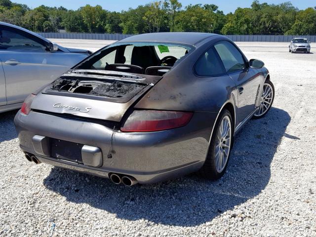 WP0AB29988S730539 - 2008 PORSCHE 911 CARRER SILVER photo 4