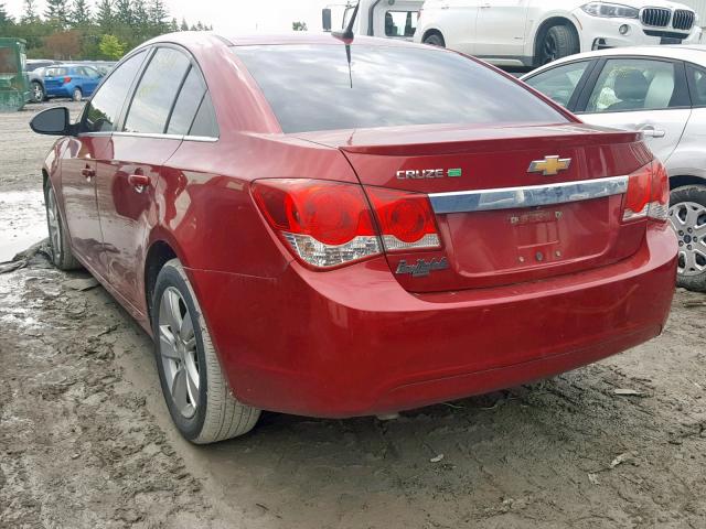 1G1P75SZ2E7434950 - 2014 CHEVROLET CRUZE RED photo 3