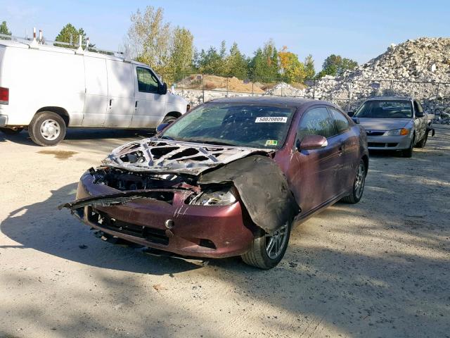 JTKDE177970218548 - 2007 TOYOTA SCION TC იასამნისფერი ფოტო 2