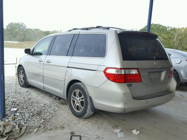 5FNRL38845B059636 - 2005 HONDA ODYSSEY TO SILVER photo 3