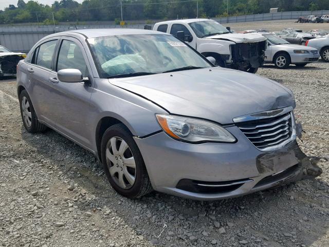 1C3CCBAB9DN689730 - 2013 CHRYSLER 200 LX GRAY photo 1