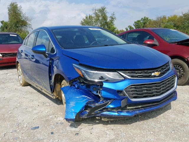 3G1BF6SMXHS584740 - 2017 CHEVROLET CRUZE PREM BLUE photo 1