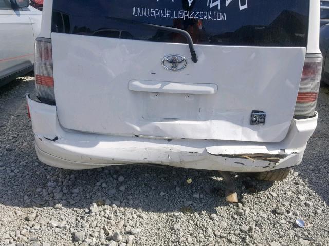 JTLKT324X64119505 - 2006 TOYOTA SCION XB თეთრი ფოტო 9