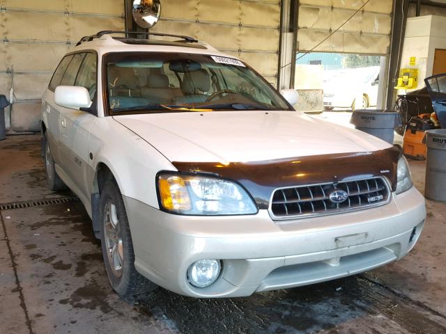 4S3BH806947612649 - 2004 SUBARU LEGACY OUT WHITE photo 1