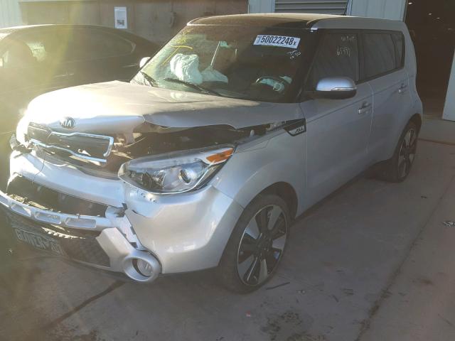 KNDJX3A58E7714565 - 2014 KIA SOUL ! SILVER photo 2