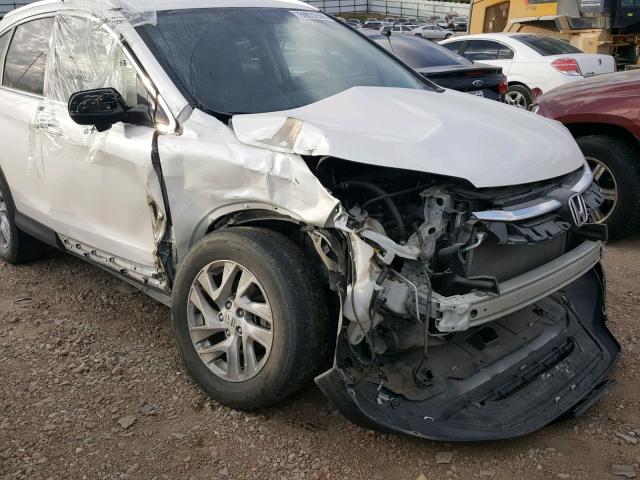 5J6RM4H70GL010034 - 2016 HONDA CR-V EXL WHITE photo 9