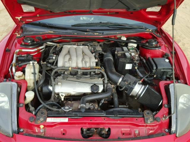 4A3AE85H02E096749 - 2002 MITSUBISHI ECLIPSE SP RED photo 7