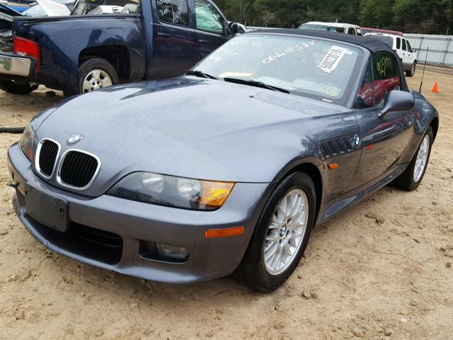 4USCH9334XLF82044 - 1999 BMW Z3 2.3 GRAY photo 2