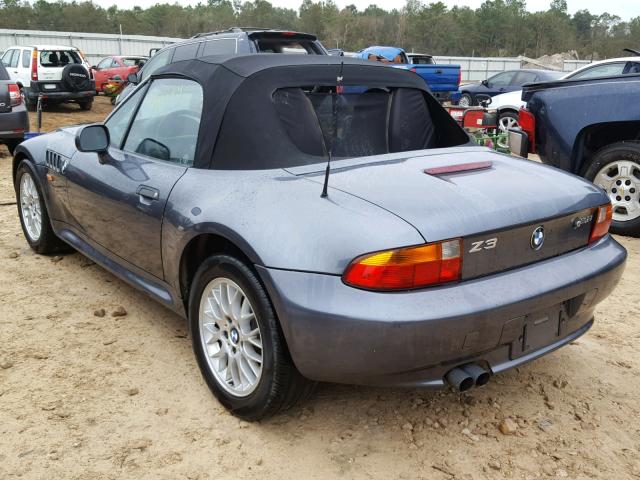 4USCH9334XLF82044 - 1999 BMW Z3 2.3 GRAY photo 3