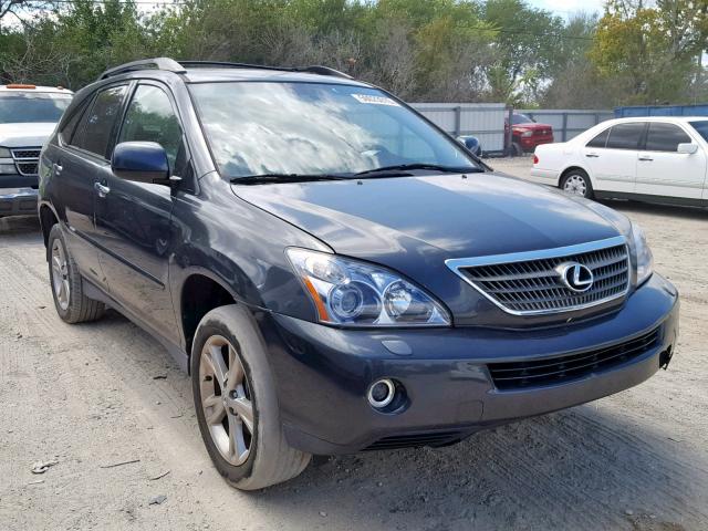 JTJHW31U482860002 - 2008 LEXUS RX 400H GRAY photo 1