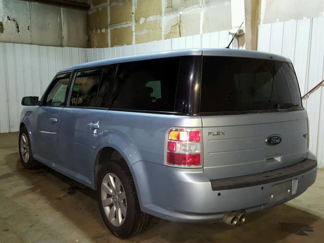 2FMDK51C69BA62866 - 2009 FORD FLEX SE BLUE photo 3