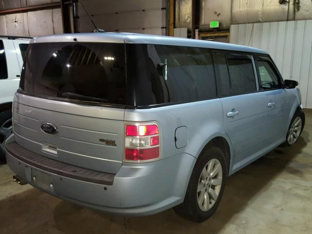 2FMDK51C69BA62866 - 2009 FORD FLEX SE BLUE photo 4