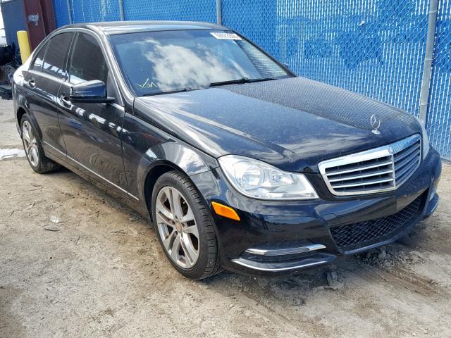 WDDGF4HB7DA810645 - 2013 MERCEDES-BENZ C 250 BLACK photo 1