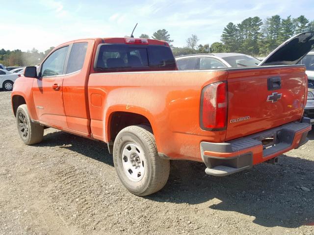 1GCHSCE35G1271464 - 2016 CHEVROLET COLORADO L ORANGE photo 3