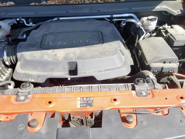 1GCHSCE35G1271464 - 2016 CHEVROLET COLORADO L ORANGE photo 7
