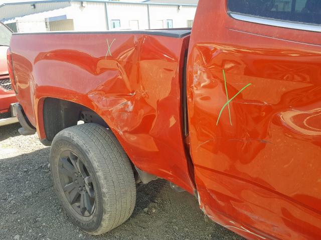 1GCHSCE35G1271464 - 2016 CHEVROLET COLORADO L ORANGE photo 9