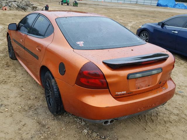 2G2WP522941132285 - 2004 PONTIAC GRAND PRIX ORANGE photo 3