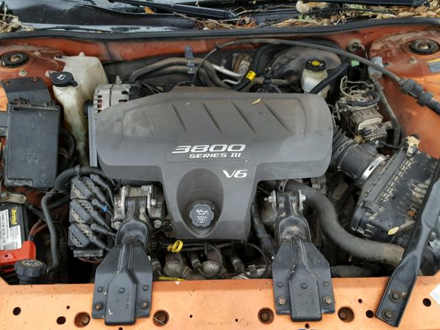 2G2WP522941132285 - 2004 PONTIAC GRAND PRIX ORANGE photo 7