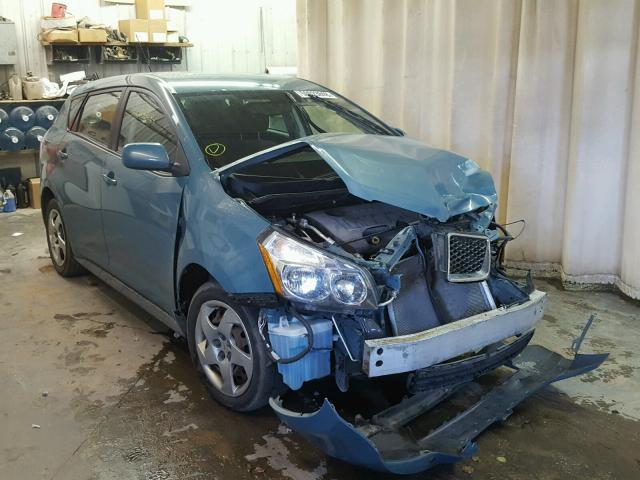 5Y2SP67859Z456734 - 2009 PONTIAC VIBE BLUE photo 1