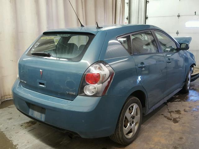 5Y2SP67859Z456734 - 2009 PONTIAC VIBE BLUE photo 4