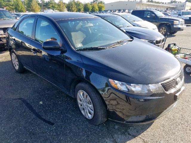 KNAFU4A27C5490219 - 2012 KIA FORTE EX BLACK photo 1