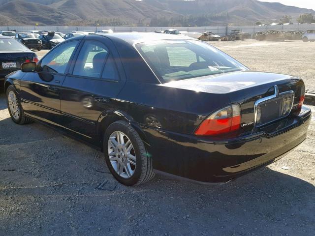 1LNHM87A23Y656304 - 2003 LINCOLN LS BLACK photo 3