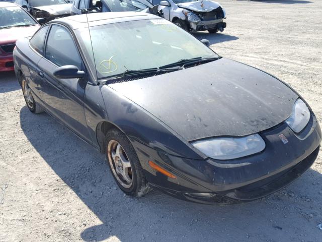 1G8ZR12722Z201629 - 2002 SATURN SC2 BLACK photo 1