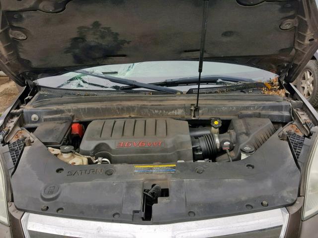 5GZEV23747J111374 - 2007 SATURN OUTLOOK XR ნაცრისფერი ფოტო 7