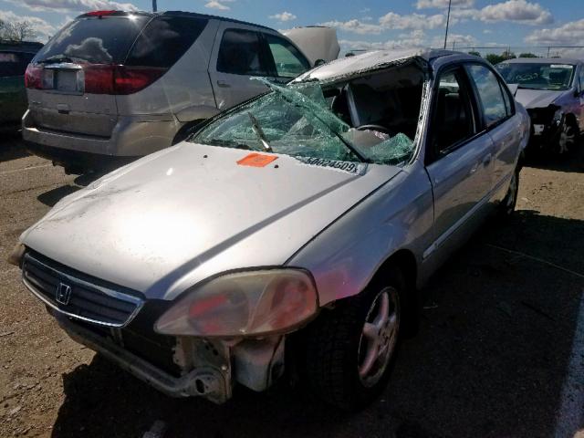 2HGEJ6616XH519907 - 1999 HONDA CIVIC BASE Gümüş foto 2