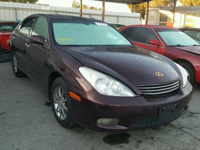 JTHBF30GX36018205 - 2003 LEXUS ES 300 BURGUNDY photo 1