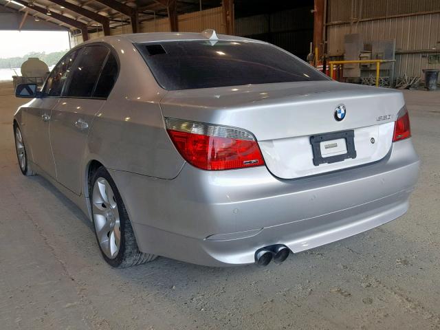 WBANB53557CP03622 - 2007 BMW 550 I BLACK photo 3