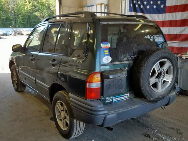 2CNBJ134146901851 - 2004 CHEVROLET TRACKER GREEN photo 3