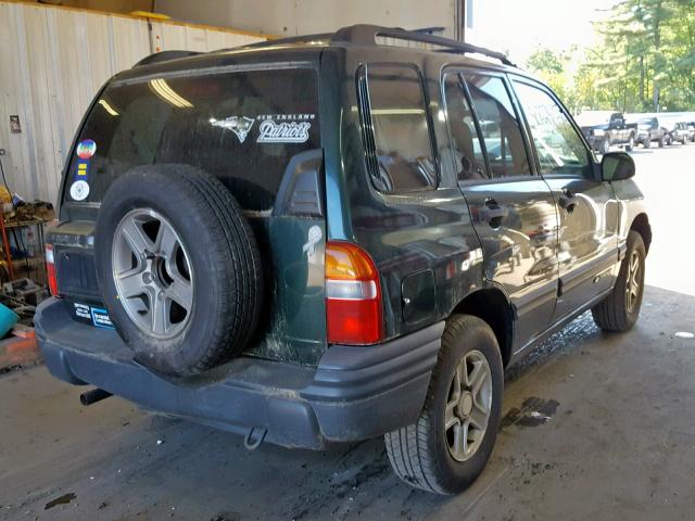 2CNBJ134146901851 - 2004 CHEVROLET TRACKER GREEN photo 4